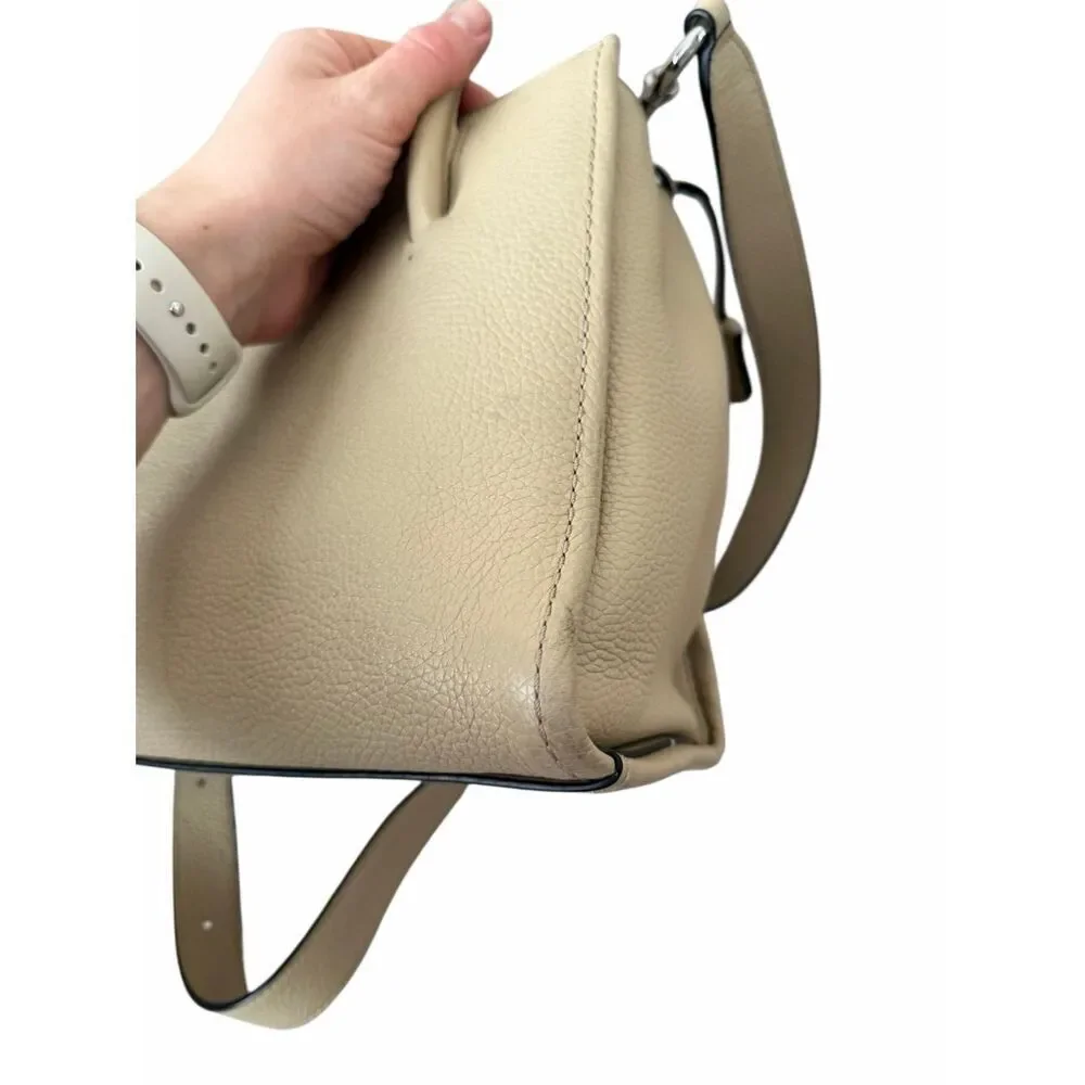 Mark‎ Jacobs Satchel Bag Lock That Leather Cream